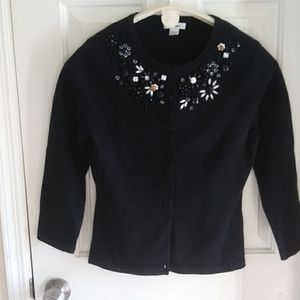 Garnet Hill cardigan sweater.